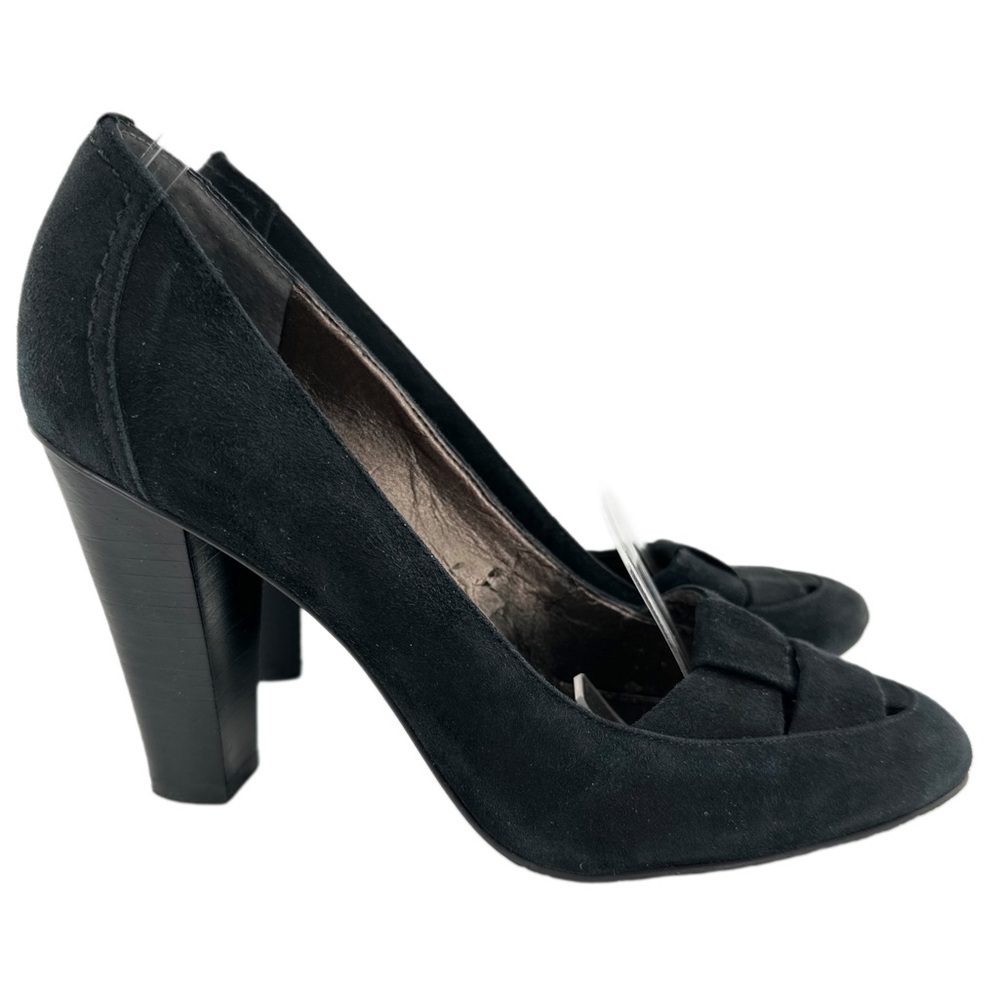 Circa Joan & David Duseascape heels size 6.5 black suede pumps 90s y2k pinup